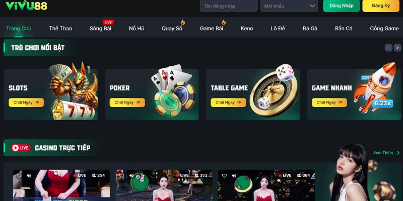 VIVU88 Điểm Đến Giải Trí Trực Tuyến Hấp Dẫn Nhất 2025 2 Thông tin tổng quan về nhà cái VIVU88